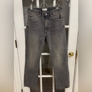 ZARA Women’s Black High Rise Straight Leg Jeans Size 6